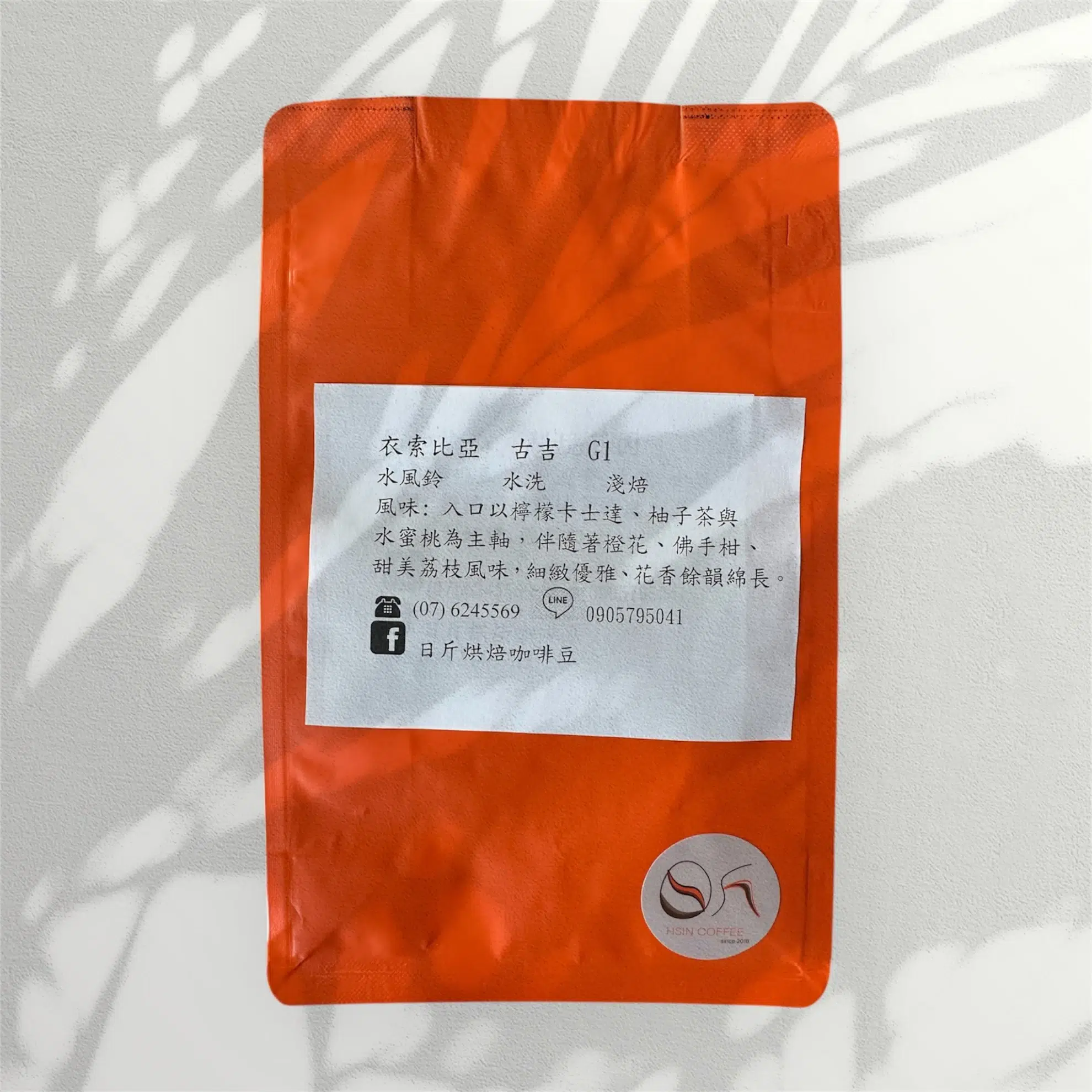 衣索比亞 水洗 古吉 水風鈴 淺焙